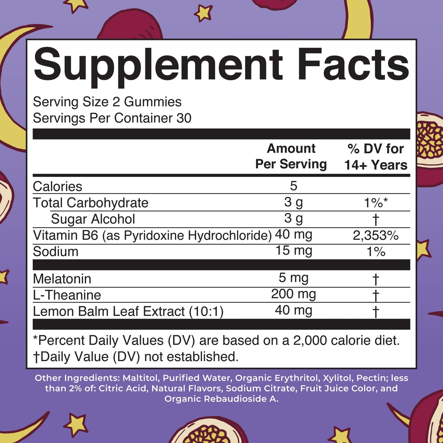 MaryRuth Organics Melatonin 5mg Sleep Gummy with L-Theanine | Lemon Balm | Vitamin B6 | Sugar-Free | Relaxation | Vegan | Non-GMO | Gluten Free | 60 Count - Maple Wellness Supplements