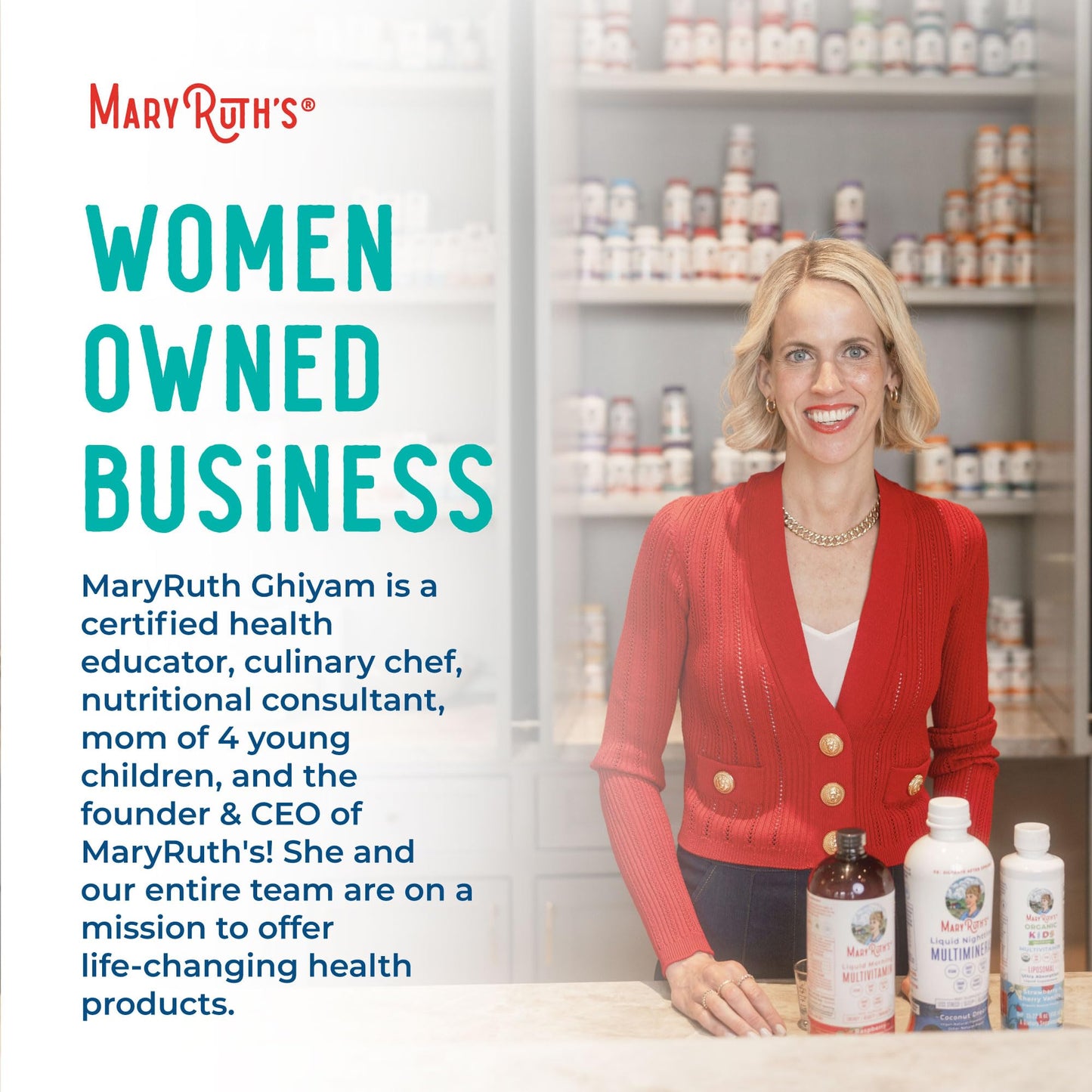 MARYRUTH'S 3-in-1 Probiotics for Digestive Health | Prebiotic & Postbiotic | Gut Health Supplement for Women & Men | 23 Unique Strains - Maple Wellness Supplements