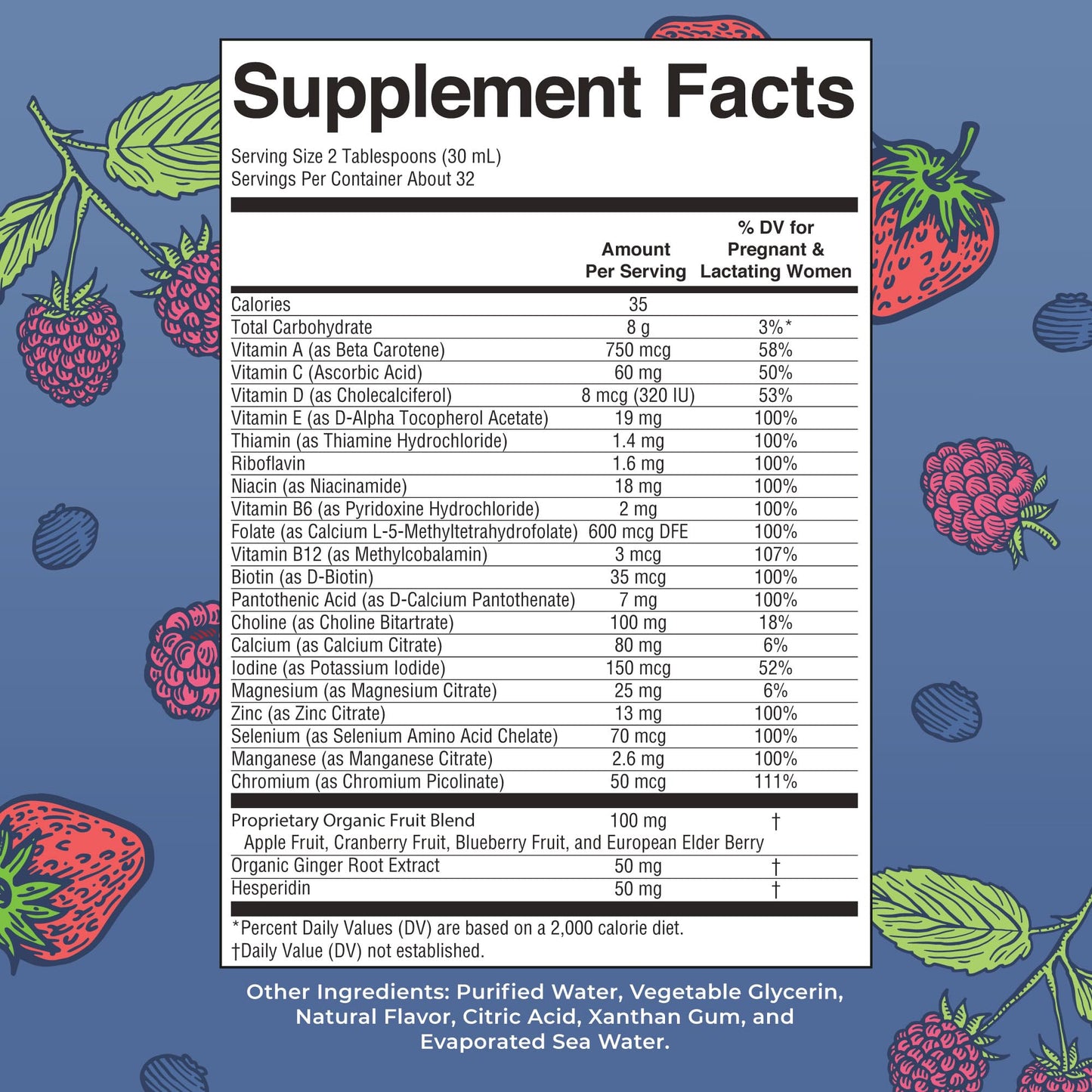 MARYRUTH'S Postnatal & Prenatal Vitamins for Women | Sugar Free | Selenium | Folate | Vegan | Non-GMO | Gluten Free | 32oz - Maple Wellness Supplements