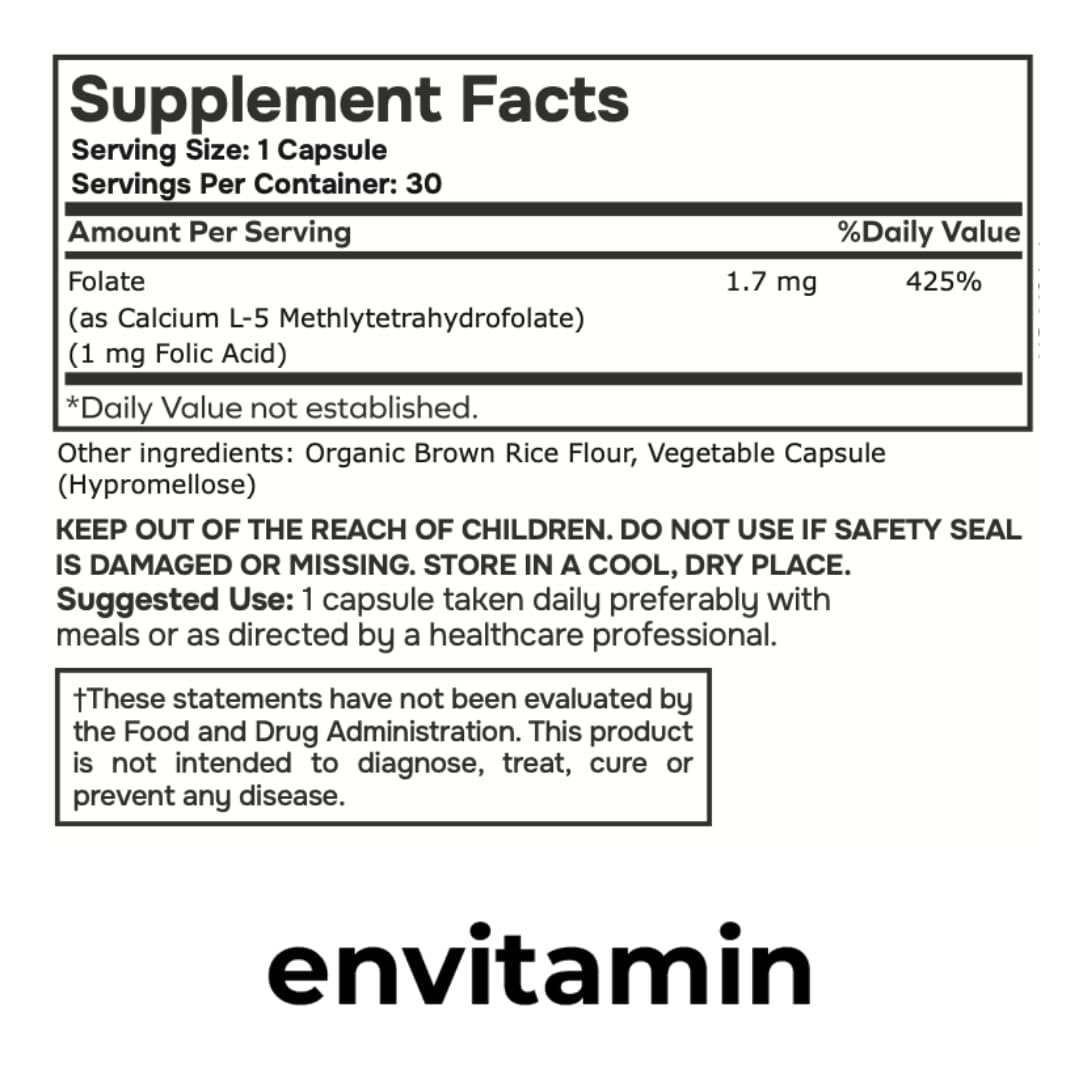 Methylfolate & Methylated Multivitamin - Maple Wellness Supplements