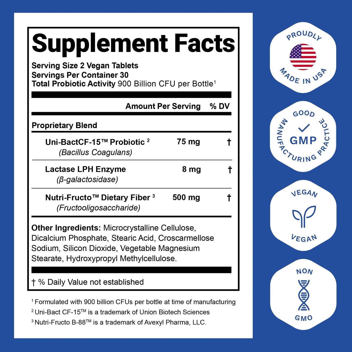 Nutrition Essentials Probiotics for Women and Men - with Lactase Enzyme and Prebiotic Fiber for Digestive Health - 80 Percent + More Potent Supplement - Maple Wellness Supplements
