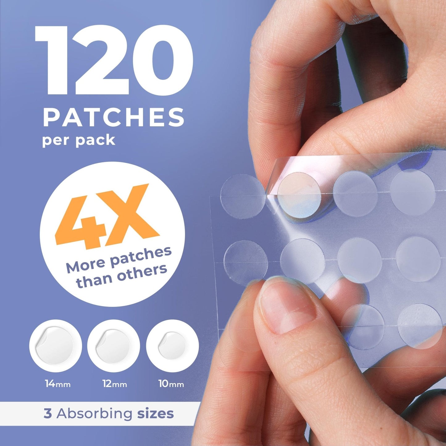 PatchRx Salicylic Pimple Patches (120 Pack), Salicylic Acid Acne Patches with Tea Tree Oil - Maple Wellness Supplements