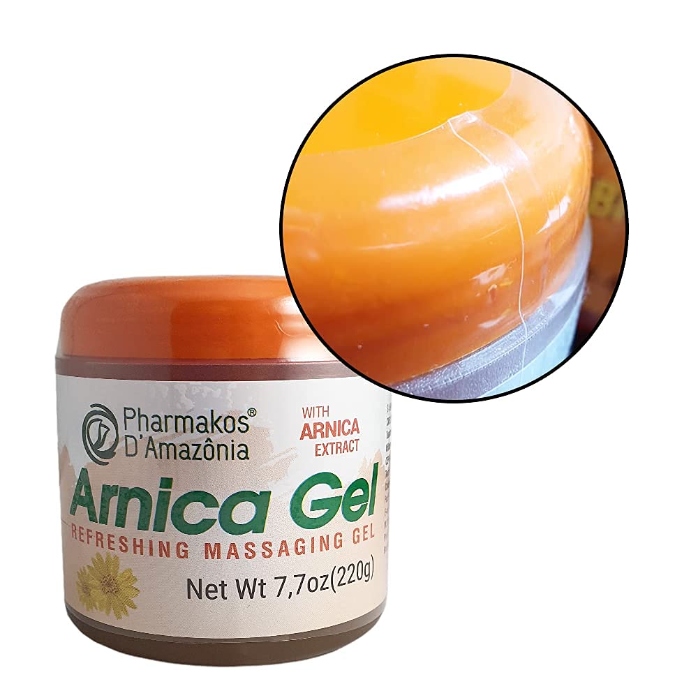 Pharmakos Arnica Gel Cream, Refreshing Massage Gel for Bruises, Swelling and Relief, 7.7 oz - Maple Wellness Supplements