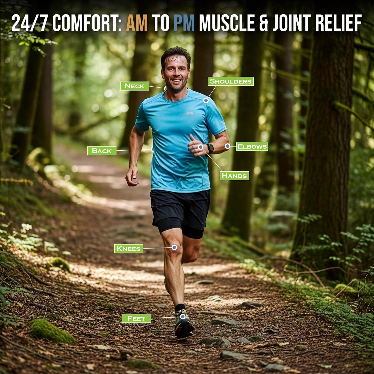 PHYTEWELL Muscle & Joint Rub Balm - Day & Night Pain Relief for Back, Knee, & Shoulder - Crafted with Arnica, Clove & Black Pepper to Support Recovery & Relaxation – Premium Non-Greasy Texture - Maple Wellness Supplements