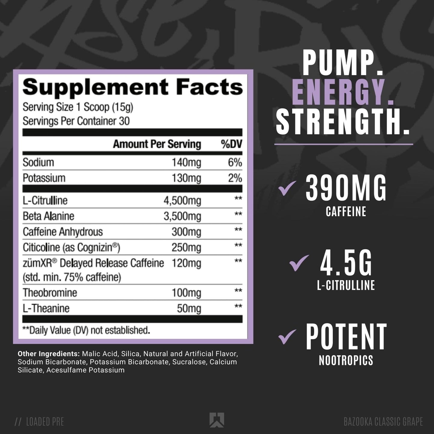 RYSE Up Supplements Loaded Pre Workout Powder Supplement for Men & Women - Maple Wellness Supplements