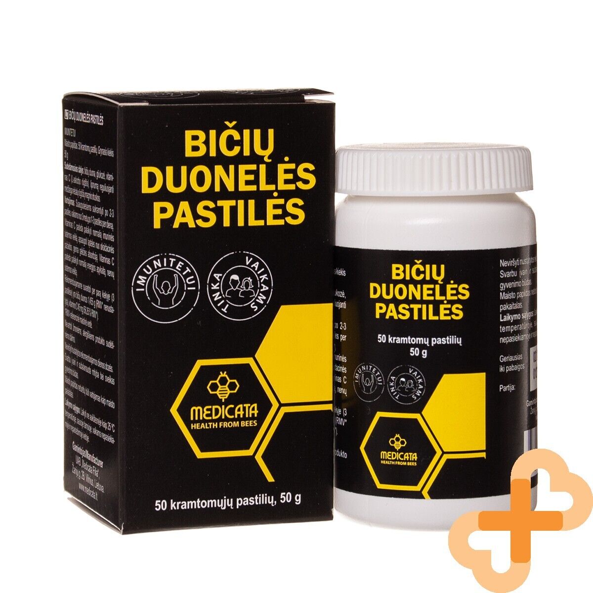 MEDICATA Bee Bread 50 Chewable Pastilles Immunity System Supplement Adult Child MEDICATABuy Supplements Australia
