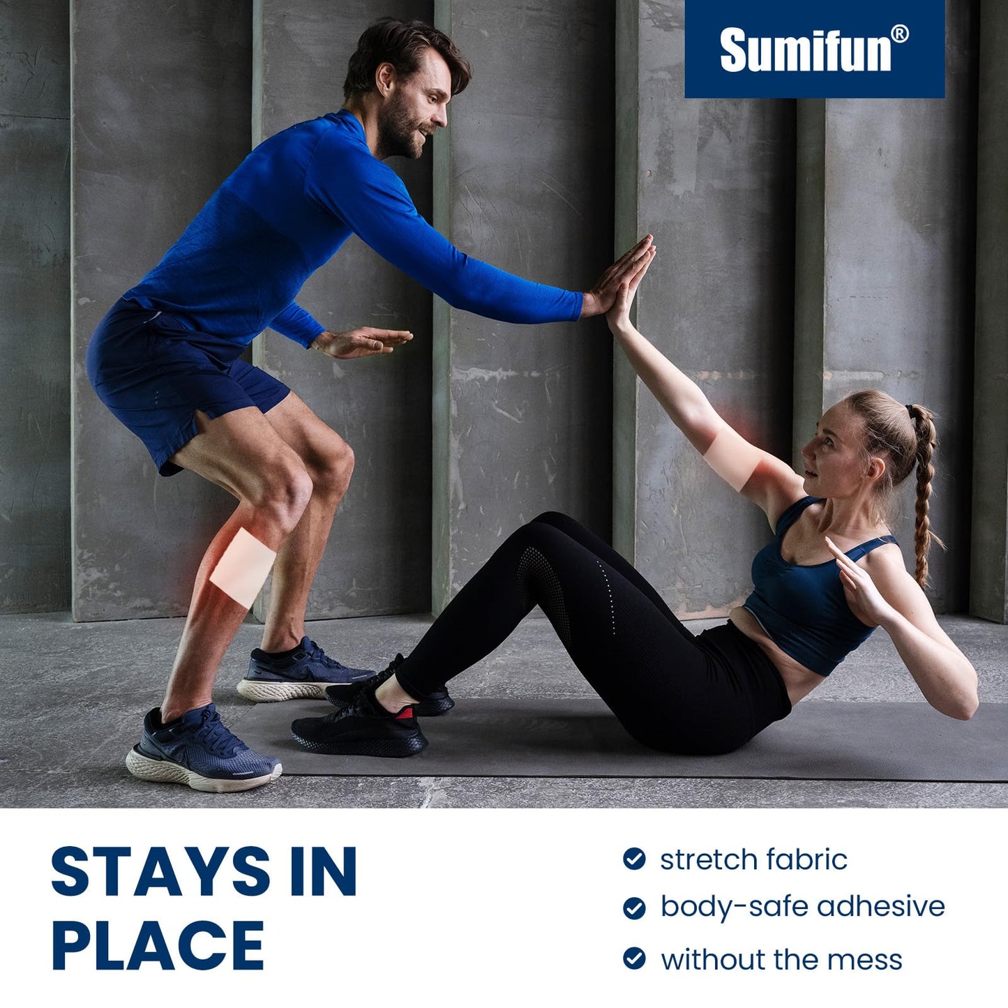 Sumifun 4% Lidocaine Patches Plus 1% Menthol - 30 Counts Maximum Strength OTC Pain Relief Patches for Back Ache Stiff Neck Joint Pain Muscle Soreness Topical Analgesic - Maple Wellness Supplements