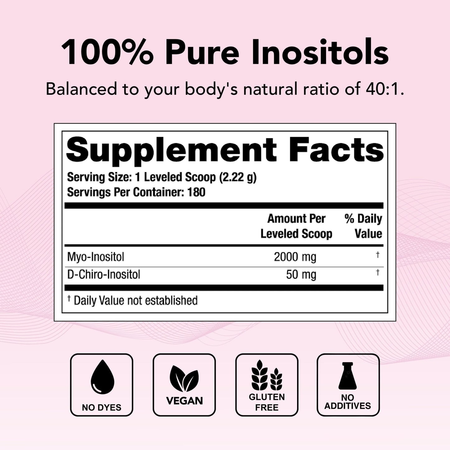 Theralogix Ovasitol Inositol Powder - 60 Servings - Myo-Inositol & D-Chiro Inositol - Maple Wellness Supplements