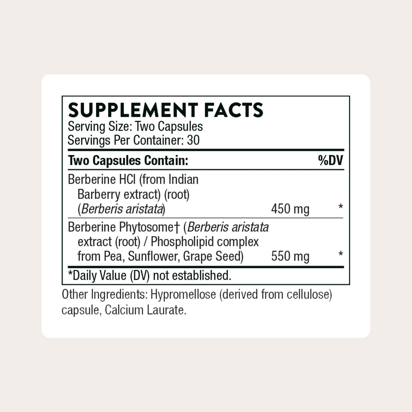 THORNE - Berberine - Dual Action Formula with Phytosome Plus Botanical Extract - Support Heart Health, Immune System - Maple Wellness Supplements