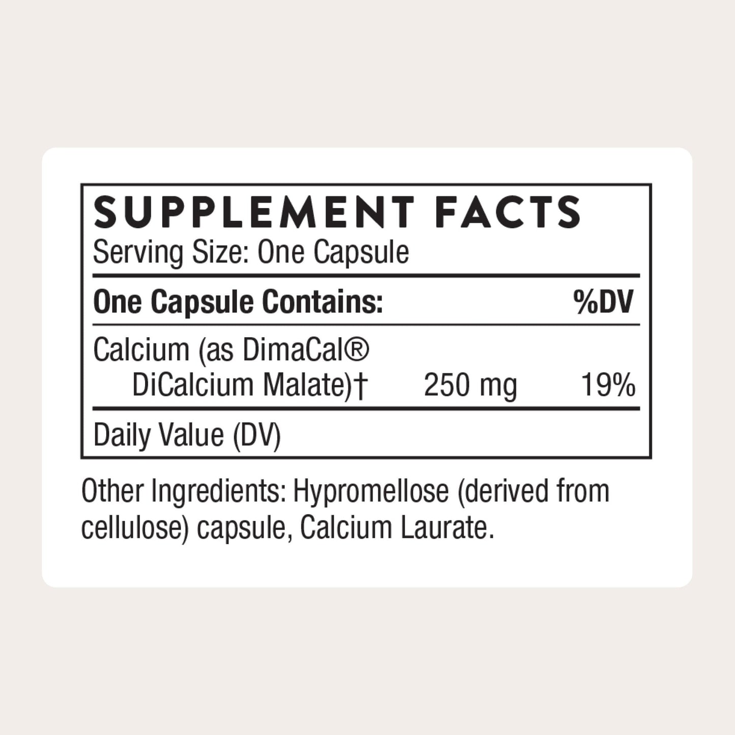 THORNE - Calcium - (Formerly DiCalcium Malate) - Chelated Calcium for Enhanced Absorption with DimaCal for Bone Density Support - Maple Wellness Supplements