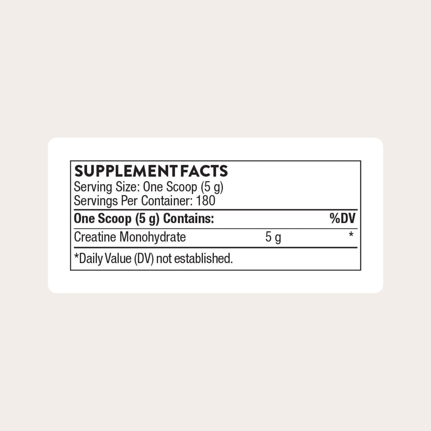 THORNE Creatine - Micronized Creatine Monohydrate Powder - Support for Muscles & Cognitive Function* - for Women & Men - Unflavored - NSF Certified for Sport - 5 g per Serving - 180 Servings - Maple Wellness Supplements