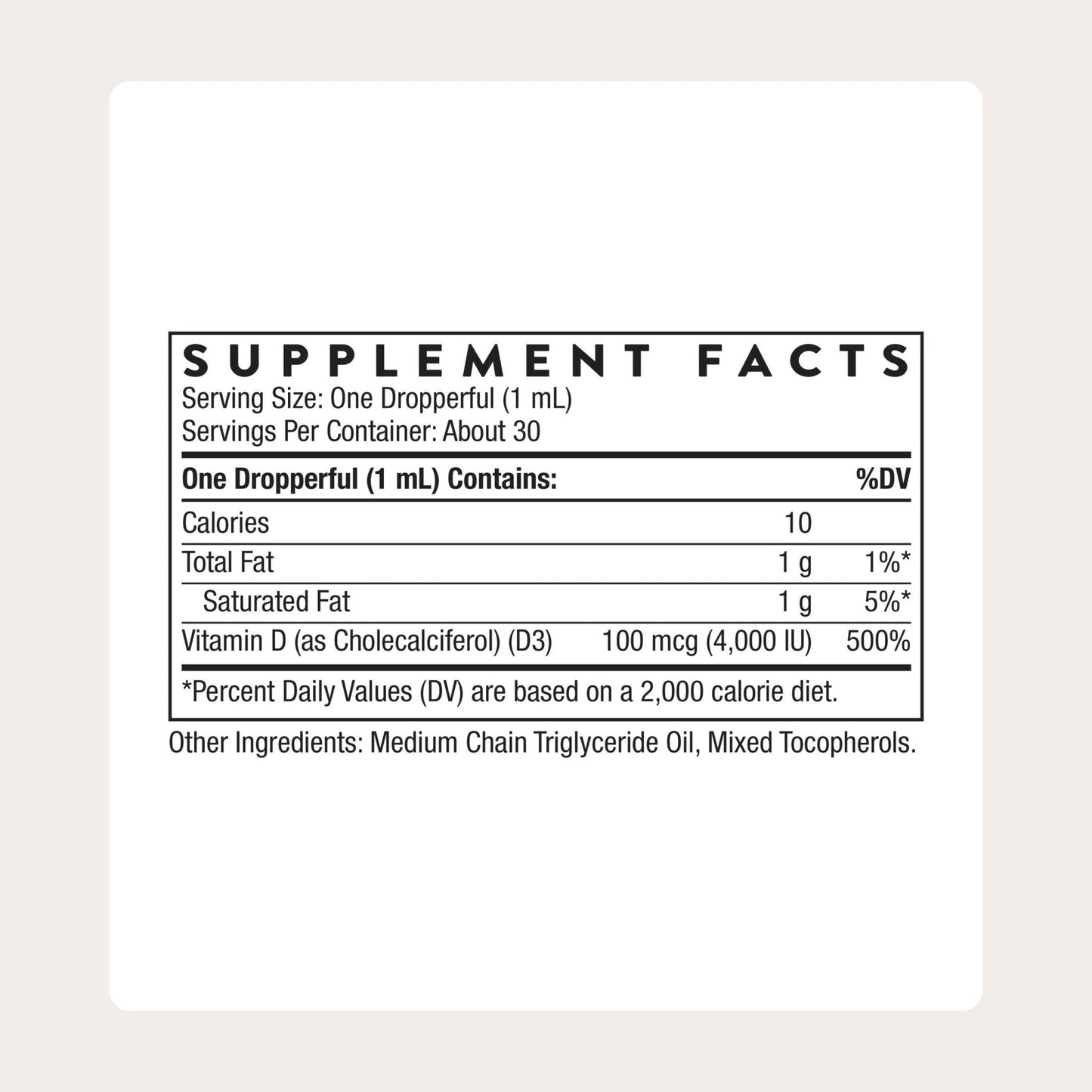 THORNE - Vitamin D3 with a Metered Dispenser - Liquid Vitamin D Vegan Supplement - Supports Healthy Bones, Teeth, Muscles, Cardiovascular & Immune Function* - 4,000 IU - 1 Fl Oz (30 mL) - 30 Servings - Maple Wellness Supplements