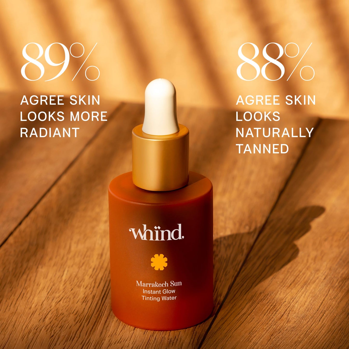 WHIND Marrakech Sun Tinting Water – Lightweight Self-Tanning Drops with Hyaluronic Acid & Glycerin for a Buildable Natural Glow – 30ml - Maple Wellness Supplements