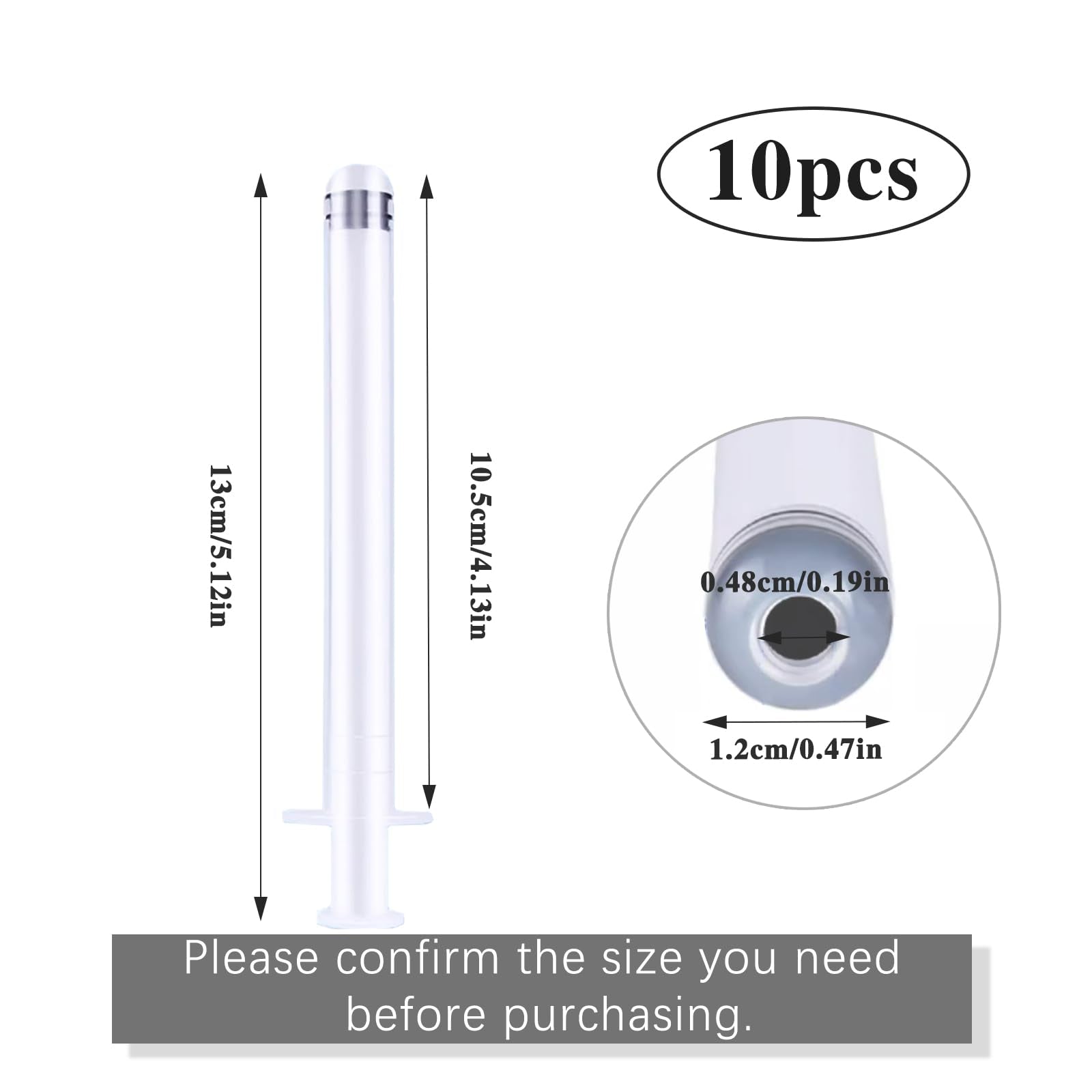10 Pack Disposable Vaginal Suppository Applicators for Women Fits Most Boric Acid Suppositories Tablets Pills and Suppositories - Maple Wellness Supplements