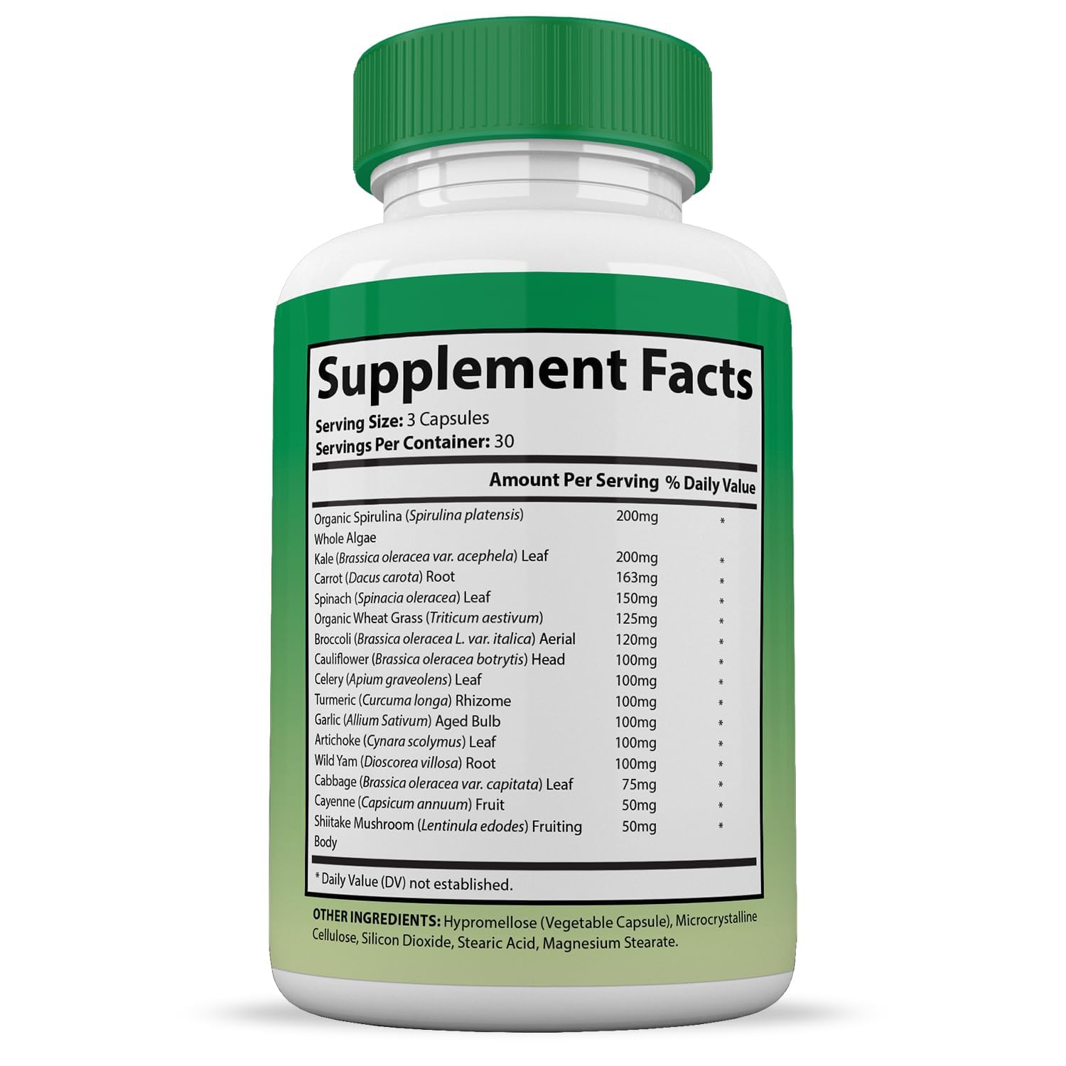 (10 Pack) Vital Fruits and Veggies Supplement Whole Food Red & Green Superfoods Non GMO Vegan Friendly 900 Veggie Capsules 10 Bottles - Maple Wellness Supplements
