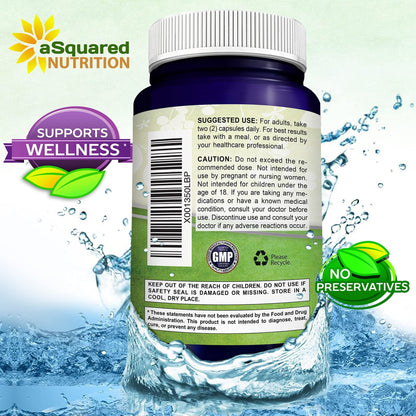 100% Natural Resveratrol - 1000mg Per Serving Max Strength (180 Capsules) Antioxidant Supplement, Trans-Resveratrol Pills - Maple Wellness Supplements