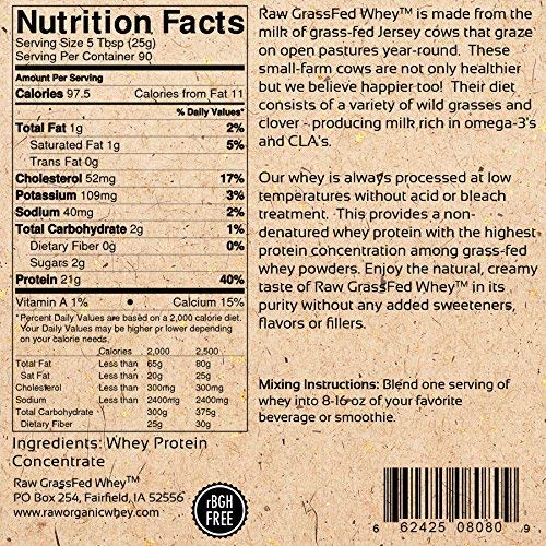 100% Raw Grass Fed Whey - Happy Healthy Cows, COLD PROCESSED Undenatured - Maple Wellness Supplements