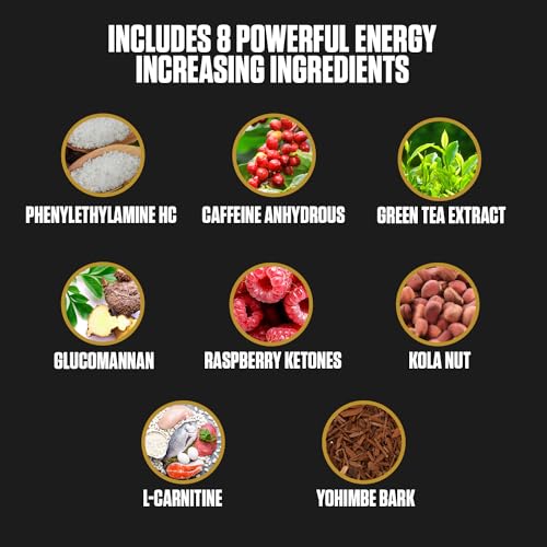 1080p Thermogenic Energy Burn | 1 Rated Energy & Pre Workout for Men & Women - Maple Wellness Supplements