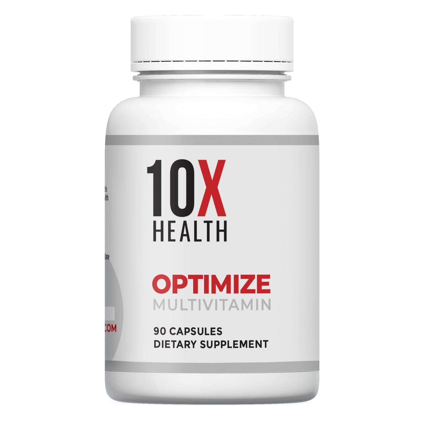 10X Health Optimize Methylated Multivitamin for Men - 90 Capsules, 34 in 1 Formula with 800 mcg of Vitamin B12, 5-MTHF, NAC - Maple Wellness Supplements