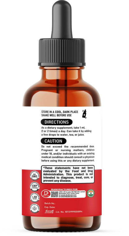 11in1 Liquid Turmeric Supplement – with Ginger, Garlic, Ceylon Cinnamon, Berberine, Ginseng, Apple Cider Vinegar – 1 Fl Oz – 30 Servings - Maple Wellness Supplements