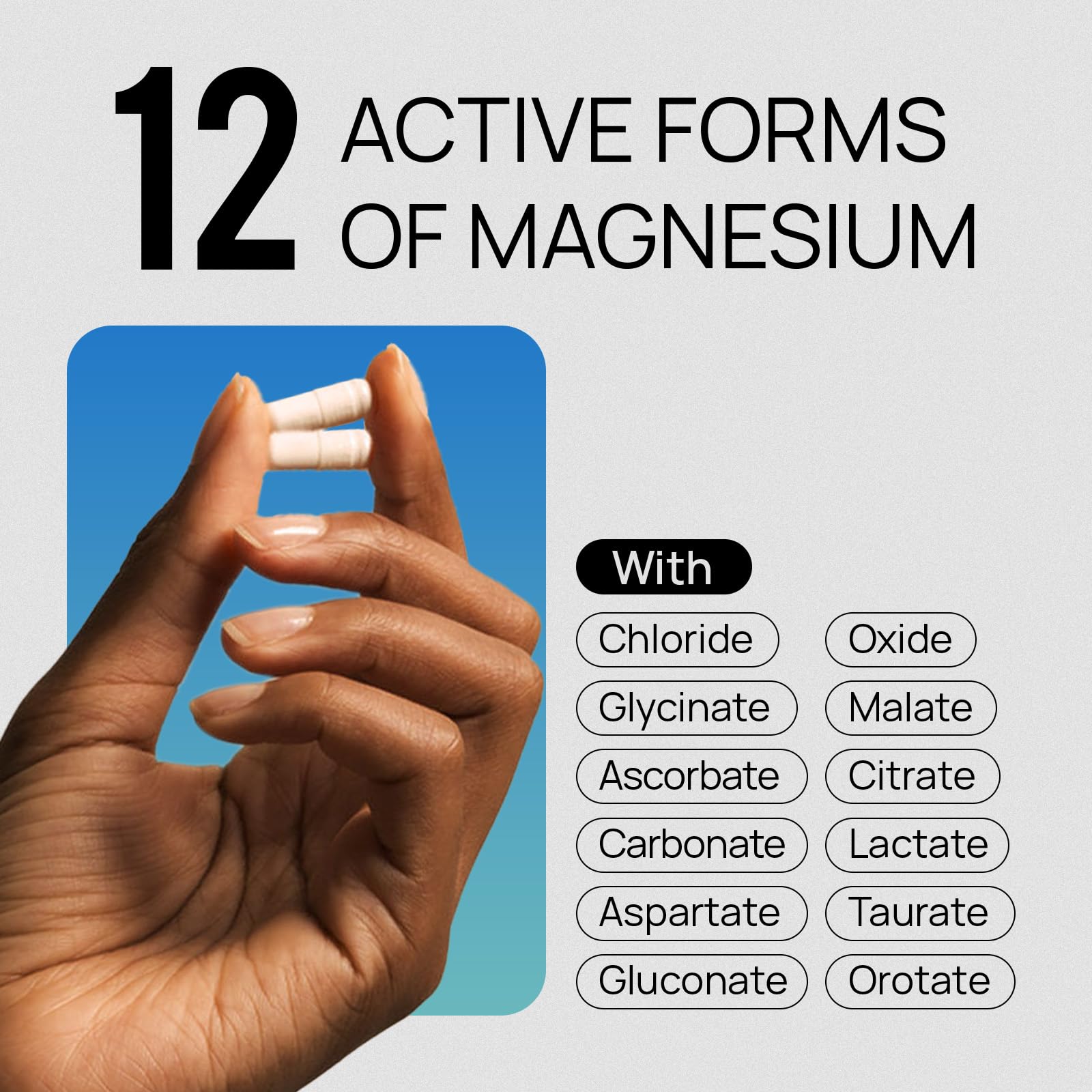 18 in 1 Magnesium Complex for Women and Men | Liposomal Magnesium Supplement with Glycinate, Citrate, Malate, Taurate, D3 & K2 | High Absorption for Muscle, Sleep, Bone, Nerve Support | 90 Capsules - Maple Wellness Supplements