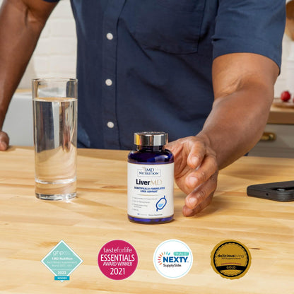 1MD Nutrition LiverMD - Liver Support Supplement | Siliphos Milk Thistle Extract & NAC - Supports Healthy Energy, Immunity & Overall Health - Maple Wellness Supplements