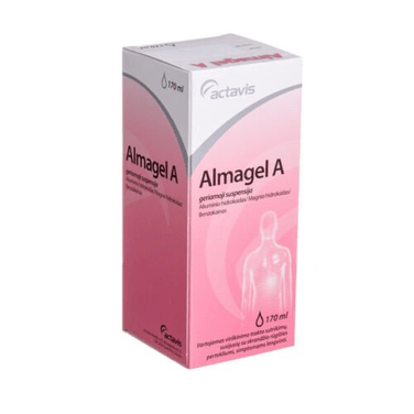 2 box x ALMAGEL A 170ml Oral Suspension Stomach Aches & Ulcer Symptoms - Maple Wellness Supplements