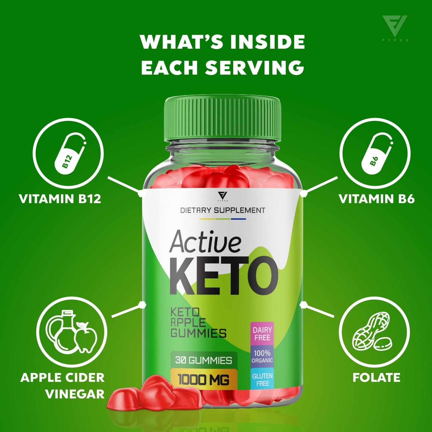 (2 Pack) Active Keto Gummies for Weight Loss Active Keto ACV Gummies Advanced - Maple Wellness Supplements