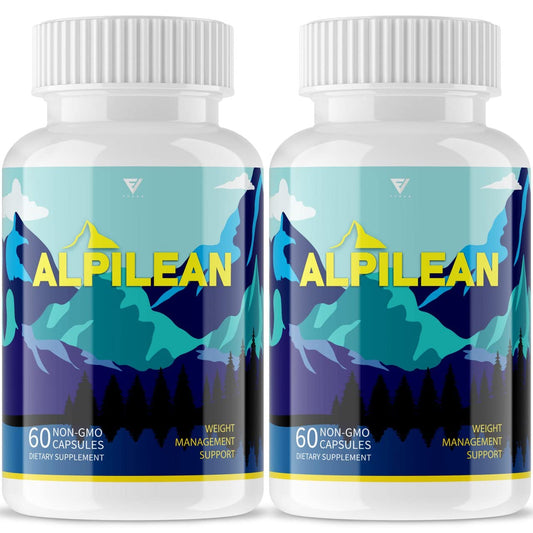 (2 Pack) Alpilean Max Weight Loss Capsules Supplement, Alpilean Ice Hack Support - Maple Wellness Supplements