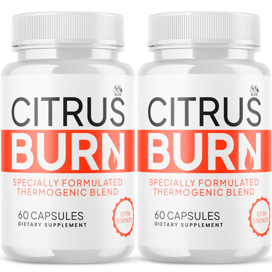 (2 Pack) Citrus Burn Capsules, Official CitrusBurn Pills with All Natural Ingredients, Advanced Citrus Burn for Optimal Health & Wellness Support with Premium Vitamins for Women & Men (120 Capsules) - Maple Wellness Supplements