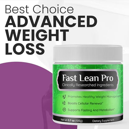 (2 Pack) Fast Lean Pro Advanced Formula Supplement Powder - Fast Lean Pro Hydrating - Maple Wellness Supplements