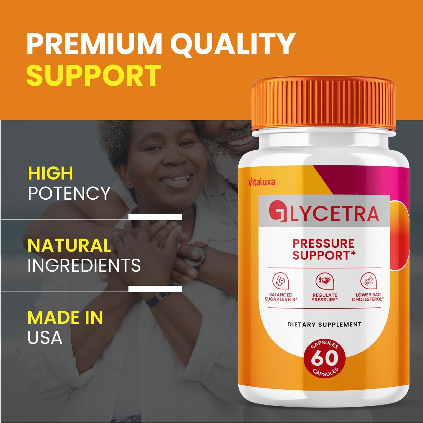 (2 Pack) Glycetra Capsules, Glycetra Blood Support Supplement Advanced Formula Premium Blend All Natural Balance Flow, Glicetra Pills Maximum Strength Glycogen Support Health Wellness Review (120 Ct) - Maple Wellness Supplements
