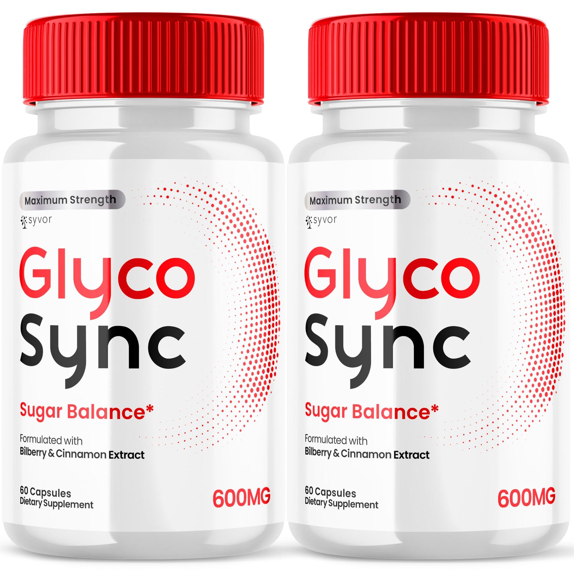 (2 Pack) Glyco Sync Capsules, Official Glyco Sync Balance Pills with All Natural Ingredients, Advanced Formula GlycoSync Joint Health and Wellness Support Max Strength for Men & Women (120 Capsules) - Maple Wellness Supplements