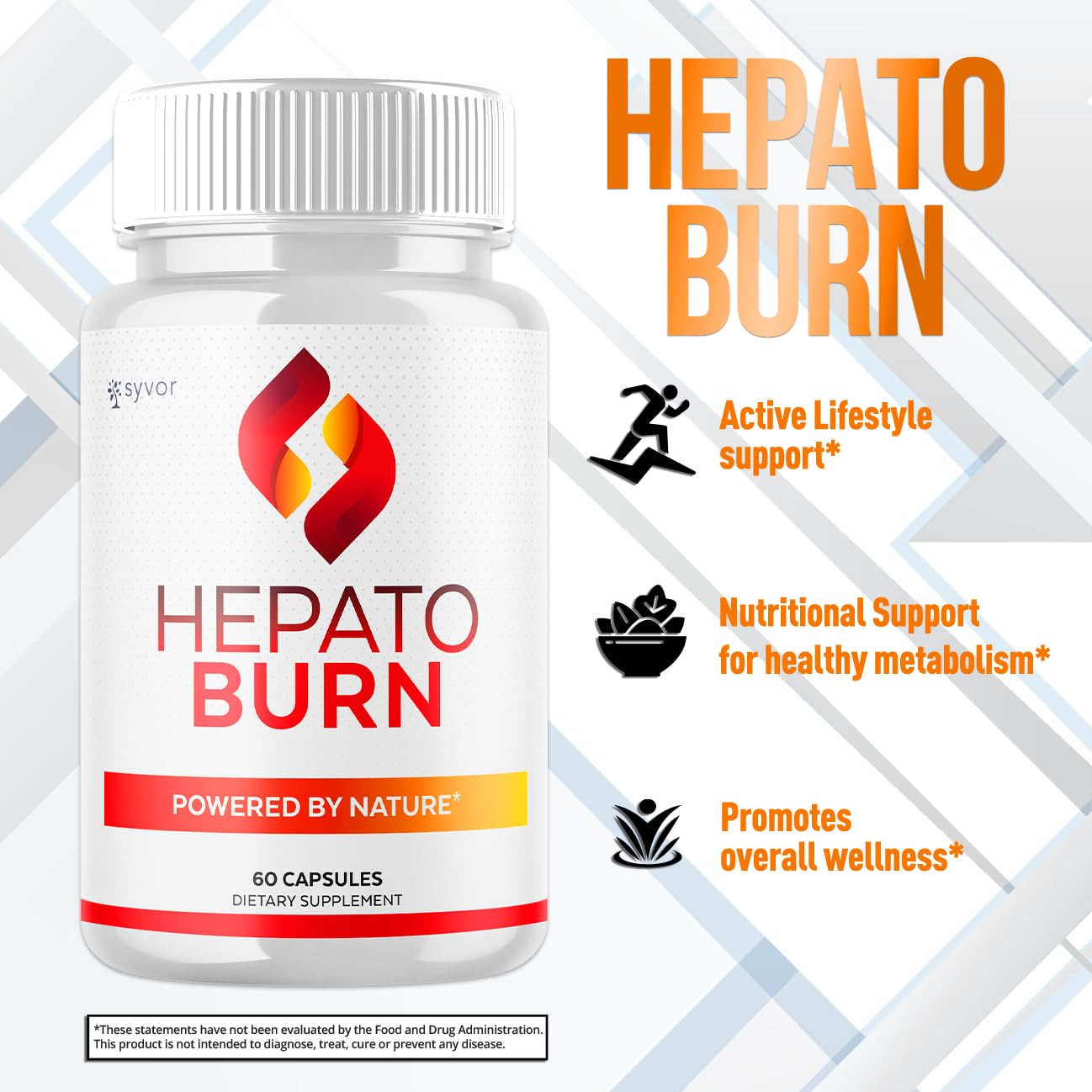 (2 Pack) Hepato Burn Capsules, Official Hepato Burn Pills with All Natural Premium Ingredients, Hepatoburn Energy and Fitness Vitamin Supplement, Hepatoburn Lifestyle Powered by Nature (120 Capsules) - Maple Wellness Supplements
