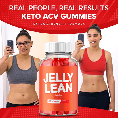 (2 Pack) Jelly Lean Gummies, JellyLean Gummys Loss Support Formula, Premium All-Natural Ingredients Advanced Maximum Strength for Overall Health & Wellness Supplement - Maple Wellness Supplements