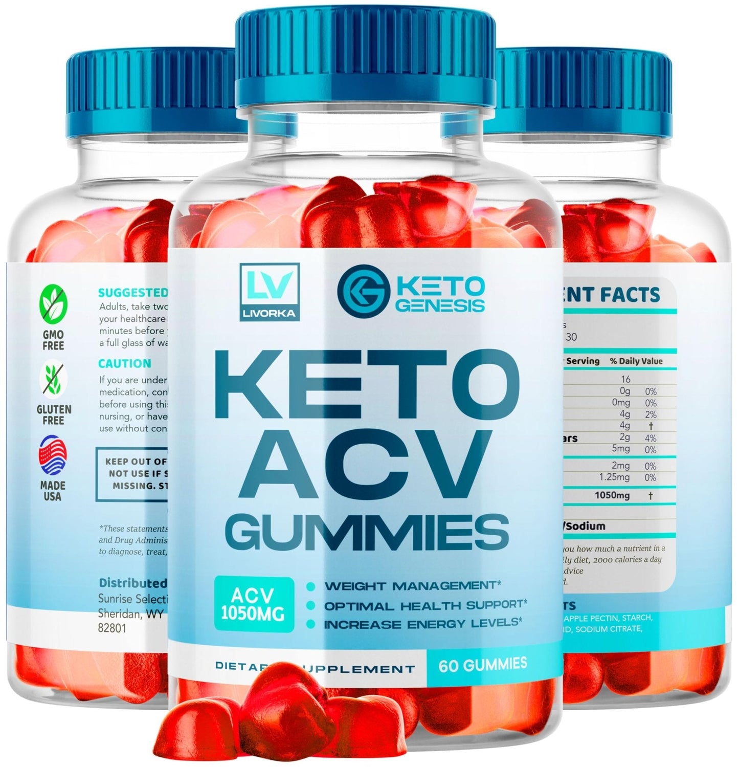 2 Pack - Keto Genesis Keto ACV Gummies Advanced Weight Loss, Genesis ACV, Genesis - Maple Wellness Supplements