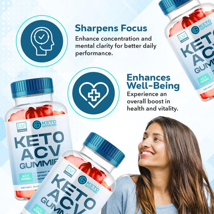 2 Pack - Keto Genesis Keto ACV Gummies Advanced Weight Loss, Genesis ACV, Genesis - Maple Wellness Supplements