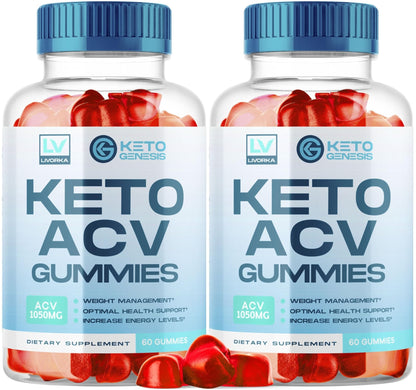 2 Pack - Keto Genesis Keto ACV Gummies Advanced Weight Loss, Genesis ACV, Genesis - Maple Wellness Supplements