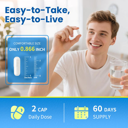 2 Pack Magnesium Complex for Women and Men 4-in-1 Magnesium Glycinate, Citrate, Malate, Taurate - Magnesium Supplement for Relaxation, Sleep & Focus, 60 Days Supply - Maple Wellness Supplements