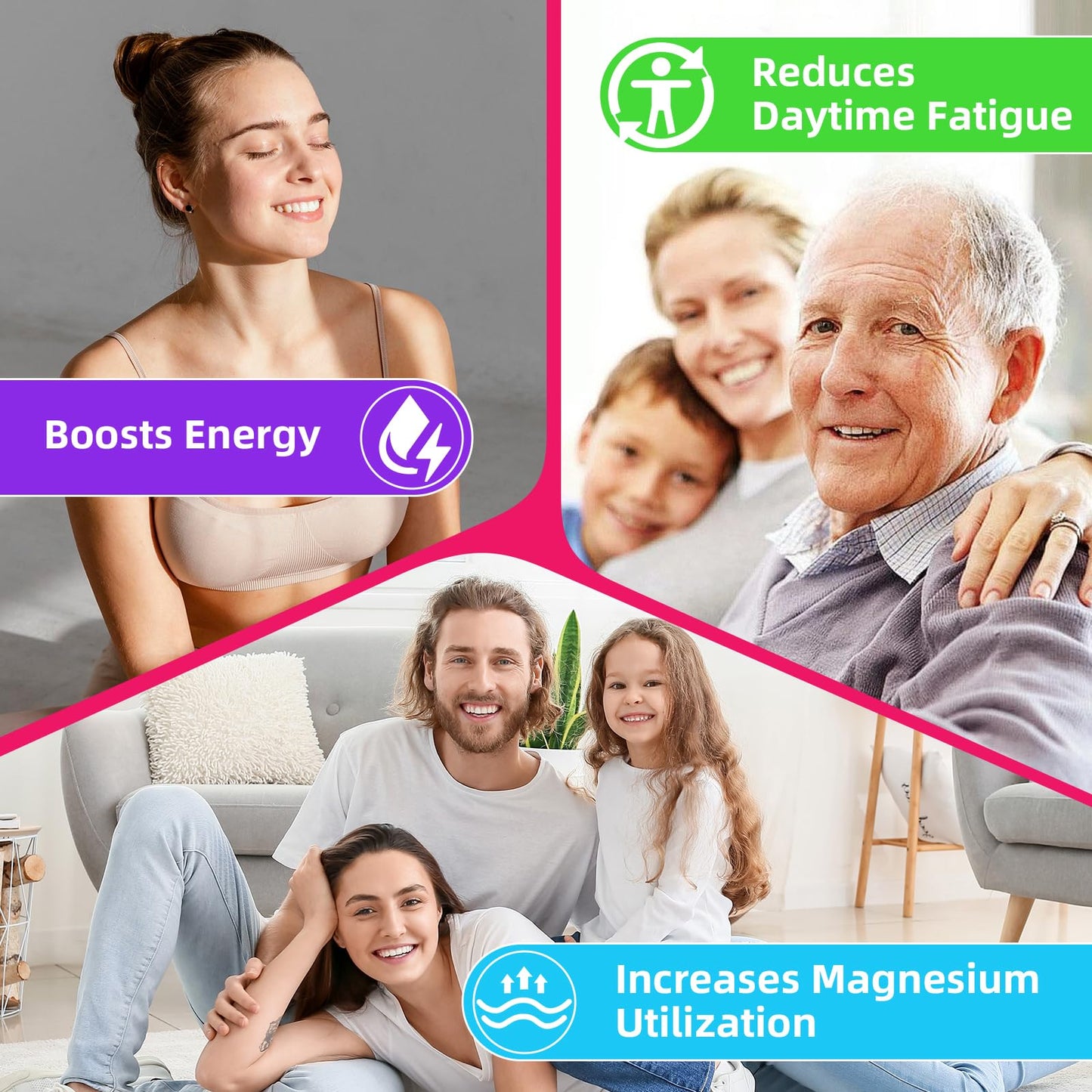 2 Pack Magnesium Complex Gummies – with 12 Forms of Magnesium Plus Vitamins B6, B12 & C. Vegan Strawberry Gummies to Support Mood, for Adults, 120 Count - Maple Wellness Supplements