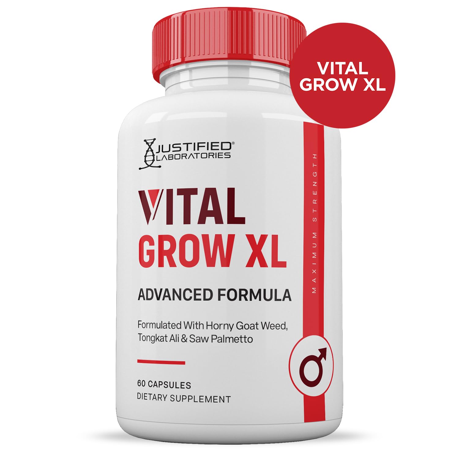 (2 Pack) Vital Grow XL Pills 1484MG Advanced Formula Proprietary Blend for Men 60 Capsules - Maple Wellness Supplements