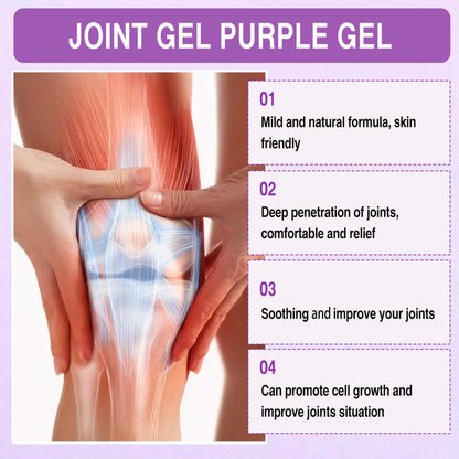 2 PCS Joint Gel Purple Gel，Soothing Pain Relief Massage Cream，Full-Body Joint Effective Soothes for Knees, Lumbar, Hands, Neck and Shoulders - Maple Wellness Supplements
