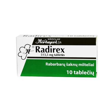 2 x 10 Radirex 513.5 mg Tablets For Intestinal Obstruction Stenosis - Maple Wellness Supplements