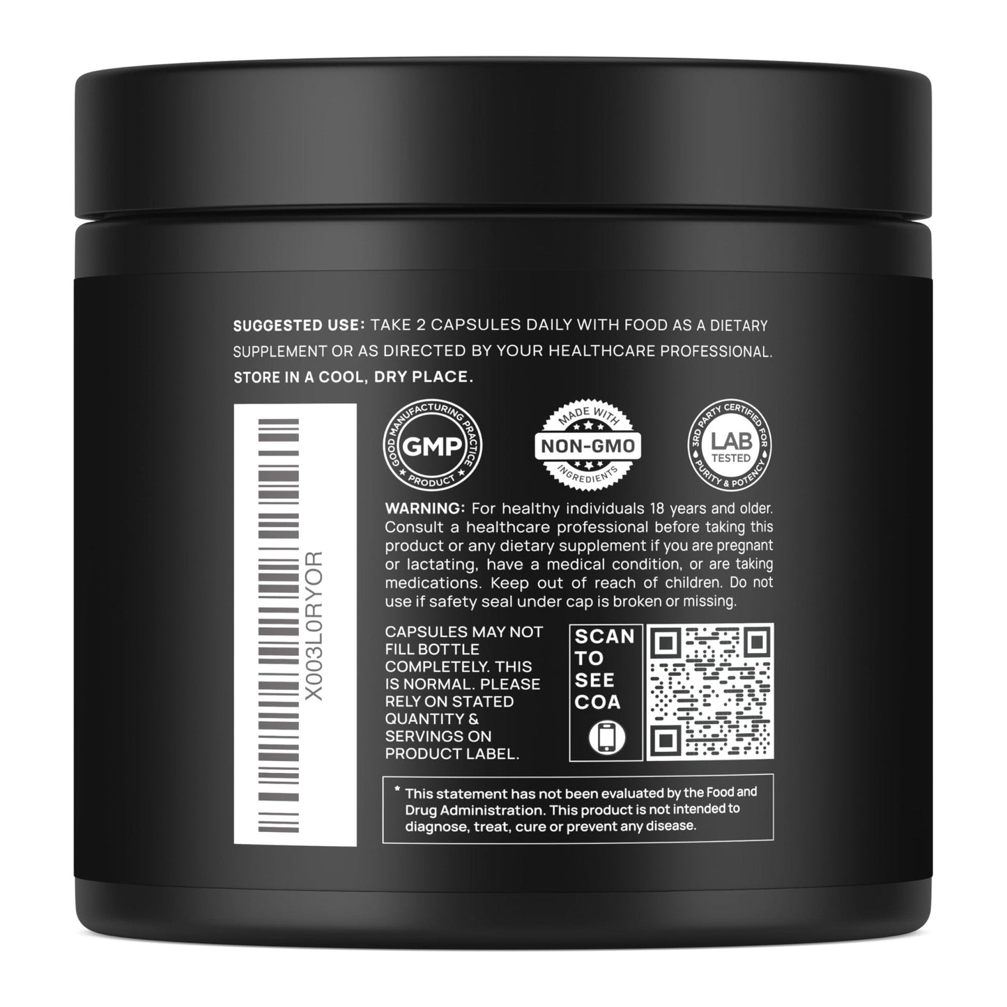 20,000mg 16x Strength Lions Mane Supplement Capsules Super Nootropic w. Ashwagandha & Rhodiola - Highest Potency Lion's Mane Mushroom Extract 50% Polysaccharides Brain Supplements for Memory and Focus - Maple Wellness Supplements