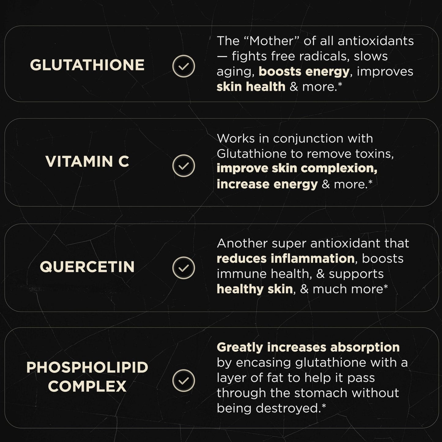 2150mg Super Liposomal Glutathione Supplement w. Vitamin C, Quercetin & Pure L Glutathione 2000mg Triple Action Formula Glutathione Liposomal Supplement - Maple Wellness Supplements