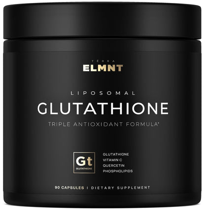 2150mg Super Liposomal Glutathione Supplement w. Vitamin C, Quercetin & Pure L Glutathione 2000mg Triple Action Formula Glutathione Liposomal Supplement - Maple Wellness Supplements