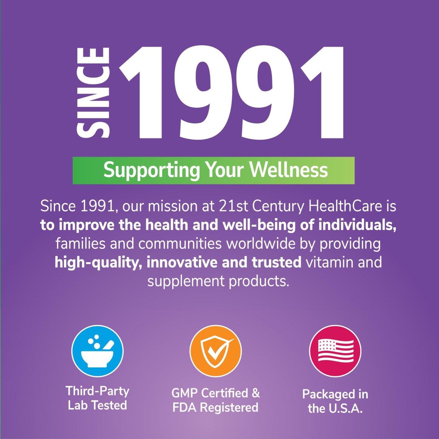 21st Century VitaJoy Fiber Gummies (Fruit Flavored, 90 Count), 5 g Fiber Per Serving for Digestive Support, Pectin-Based Prebiotic Gummies, Non-GMO, Vegan, Gluten Free, - Maple Wellness Supplements