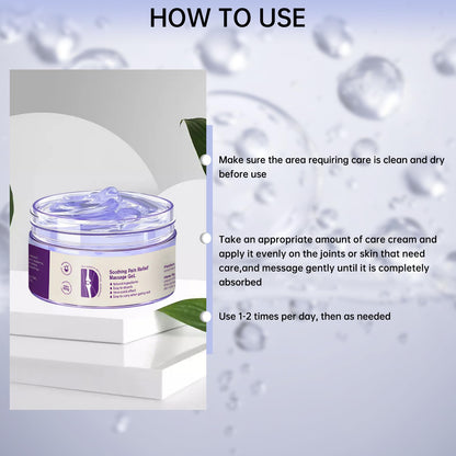 2PCS Kresin Joint Pain Gel Purple Gel,Soothing Pain Relief MassageGel,Purple Joint Repair Cream,Effective Soothesfor Back, Neck, Hands, and Feet - Maple Wellness Supplements