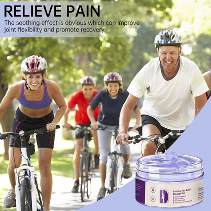 2PCS Kresin Joint Pain Gel Purple Gel,Soothing Pain Relief MassageGel,Purple Joint Repair Cream,Effective Soothesfor Back, Neck, Hands, and Feet - Maple Wellness Supplements