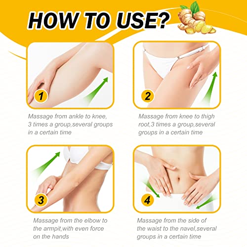 2PCS VOGSIG Ginger Slimming Cream - Anti Cellulite, Fat Burning, Tightening & Moisturizin - Maple Wellness Supplements
